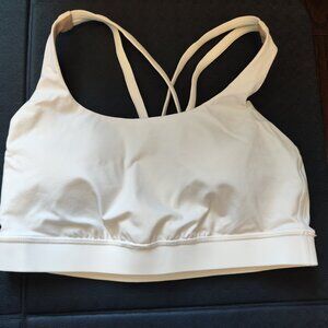 White Lululemon Sports Bra in Size 6